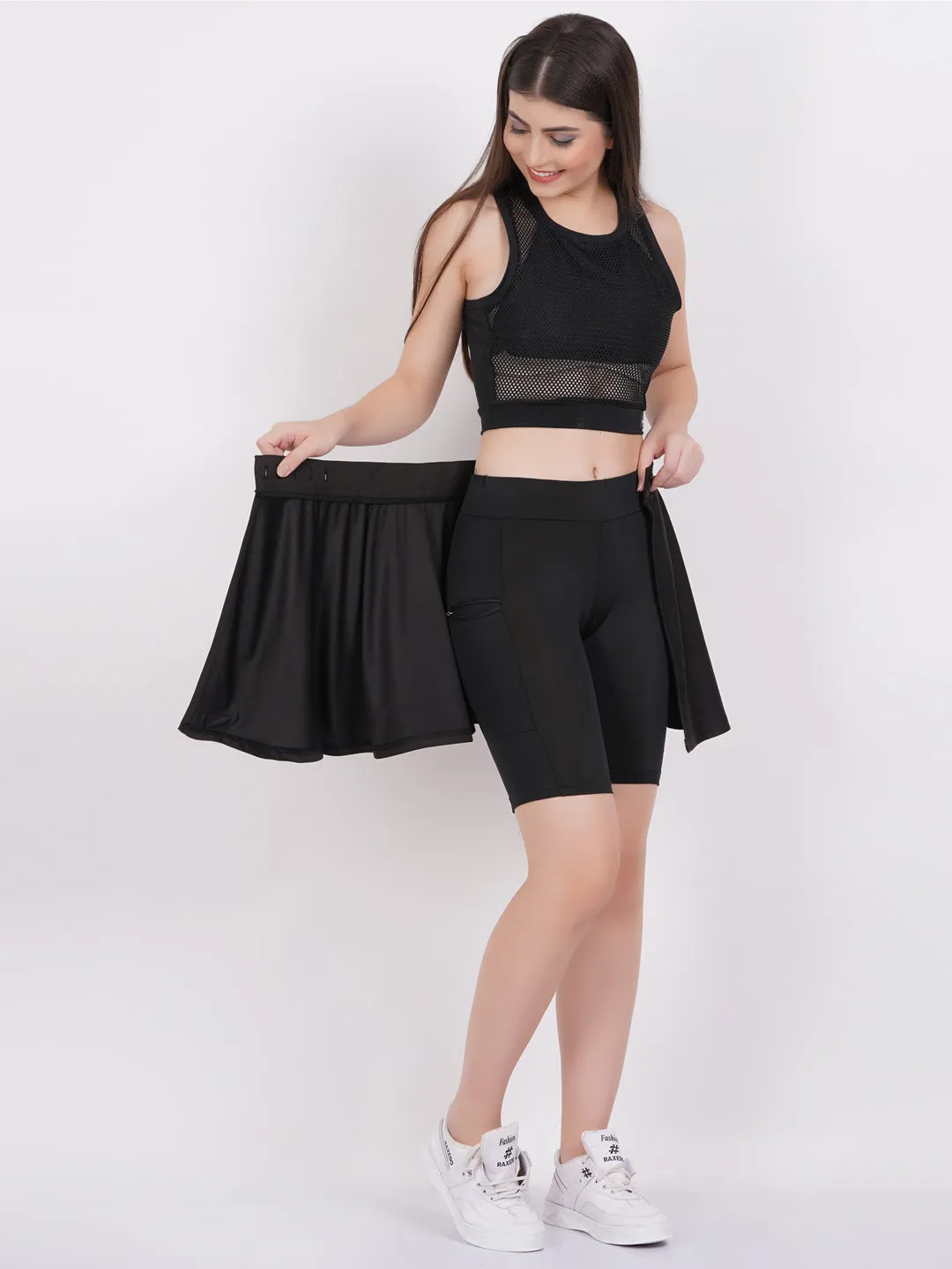 Women Skirt with Tights - Women Skorts