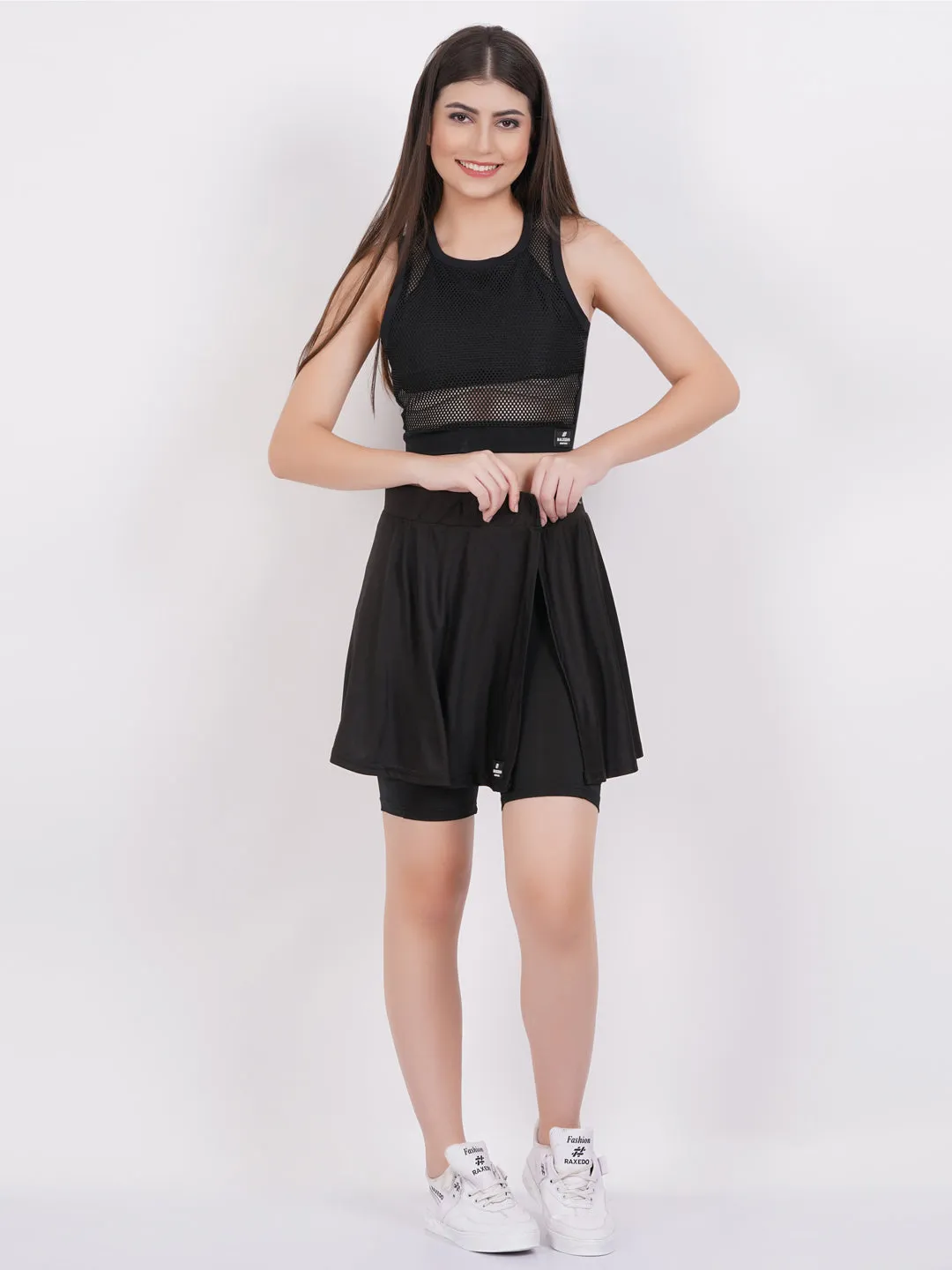 Women Skirt with Tights - Women Skorts