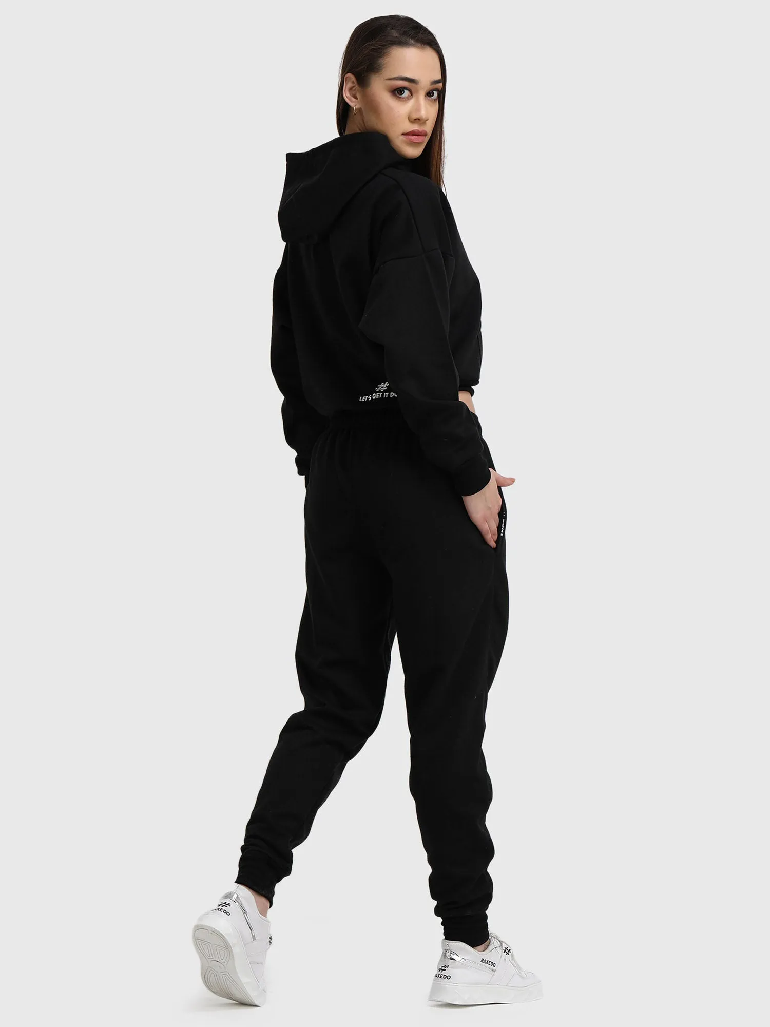 Women Tracksuit - Black tracksuit womens