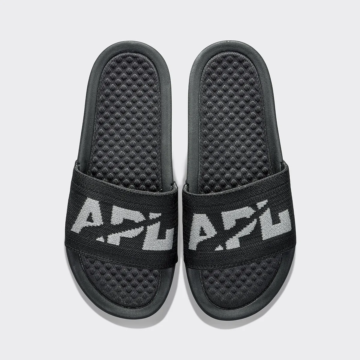 Women's Big Logo TechLoom Slide Black / Reflective Silver