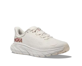 Women's Hoka Arahi 7 Color: Blanc De Blanc / Rose Gold