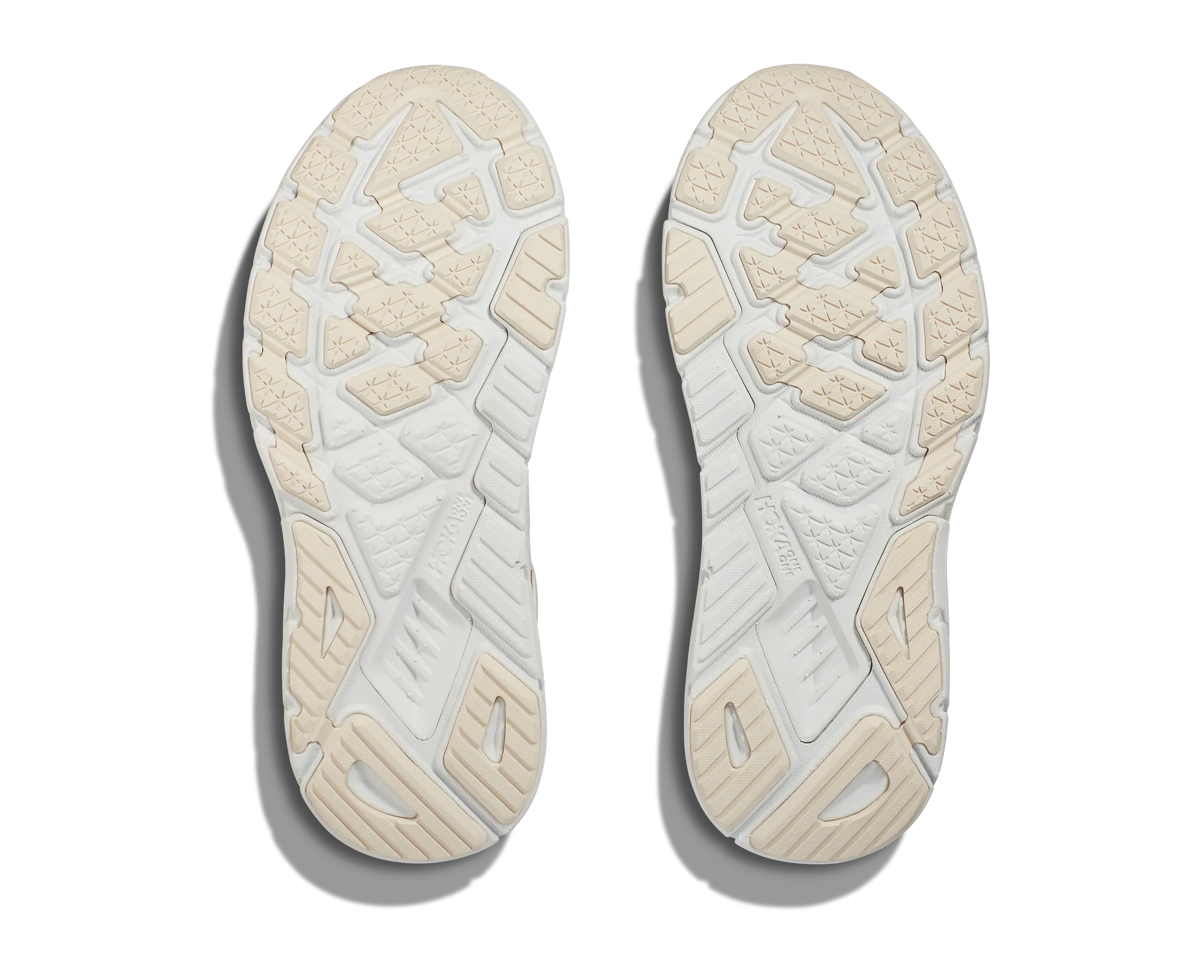 Women's Hoka Arahi 7 Color: Blanc De Blanc / Rose Gold