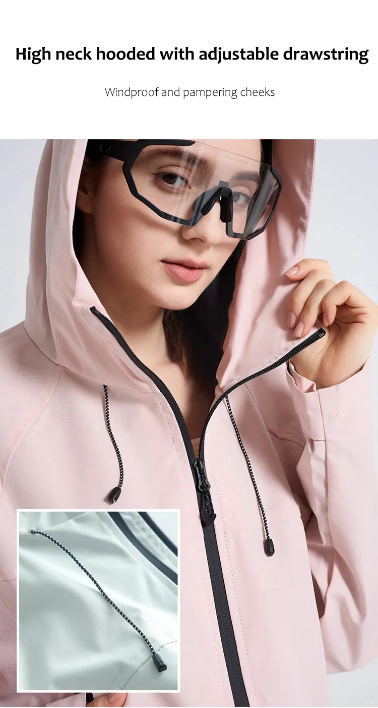 Women's Hooded Windbreaker Jacket