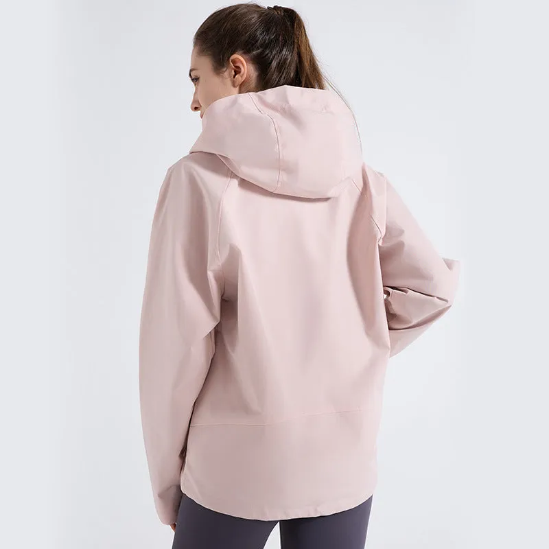 Women's Hooded Windbreaker Jacket