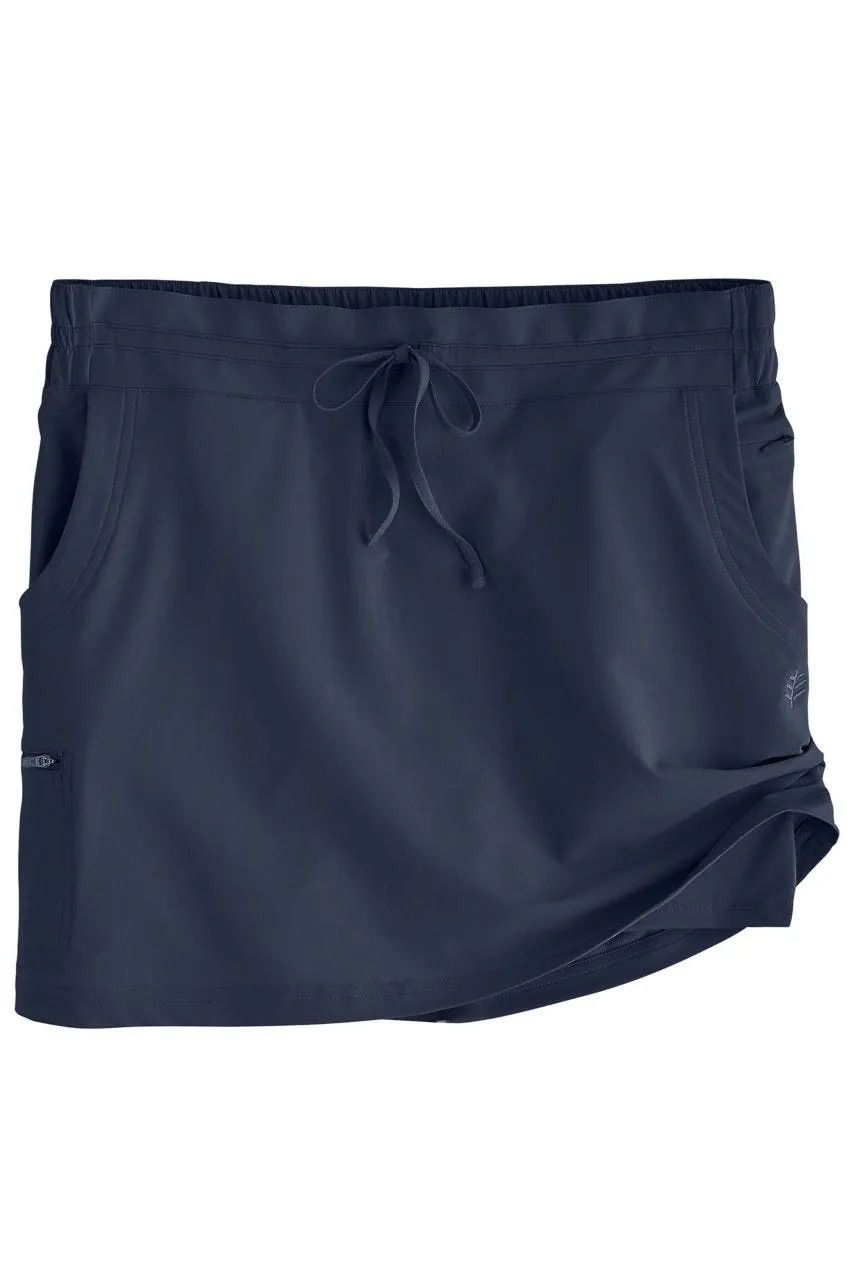 Women's Mendocino Travel Skort  |  Midnight Sky