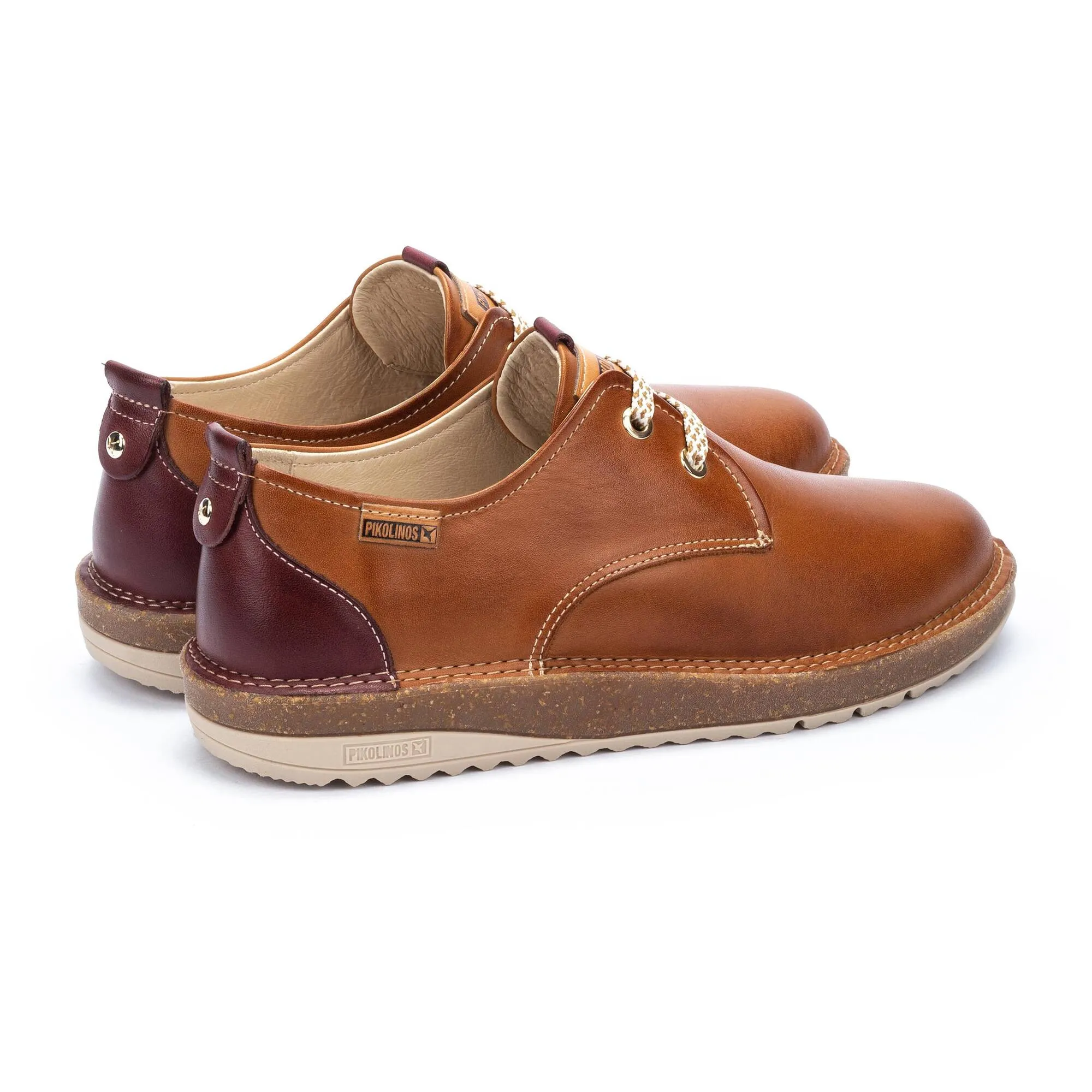 Women's Pikolinos Baza Casual Lace-ups Color: Brandy