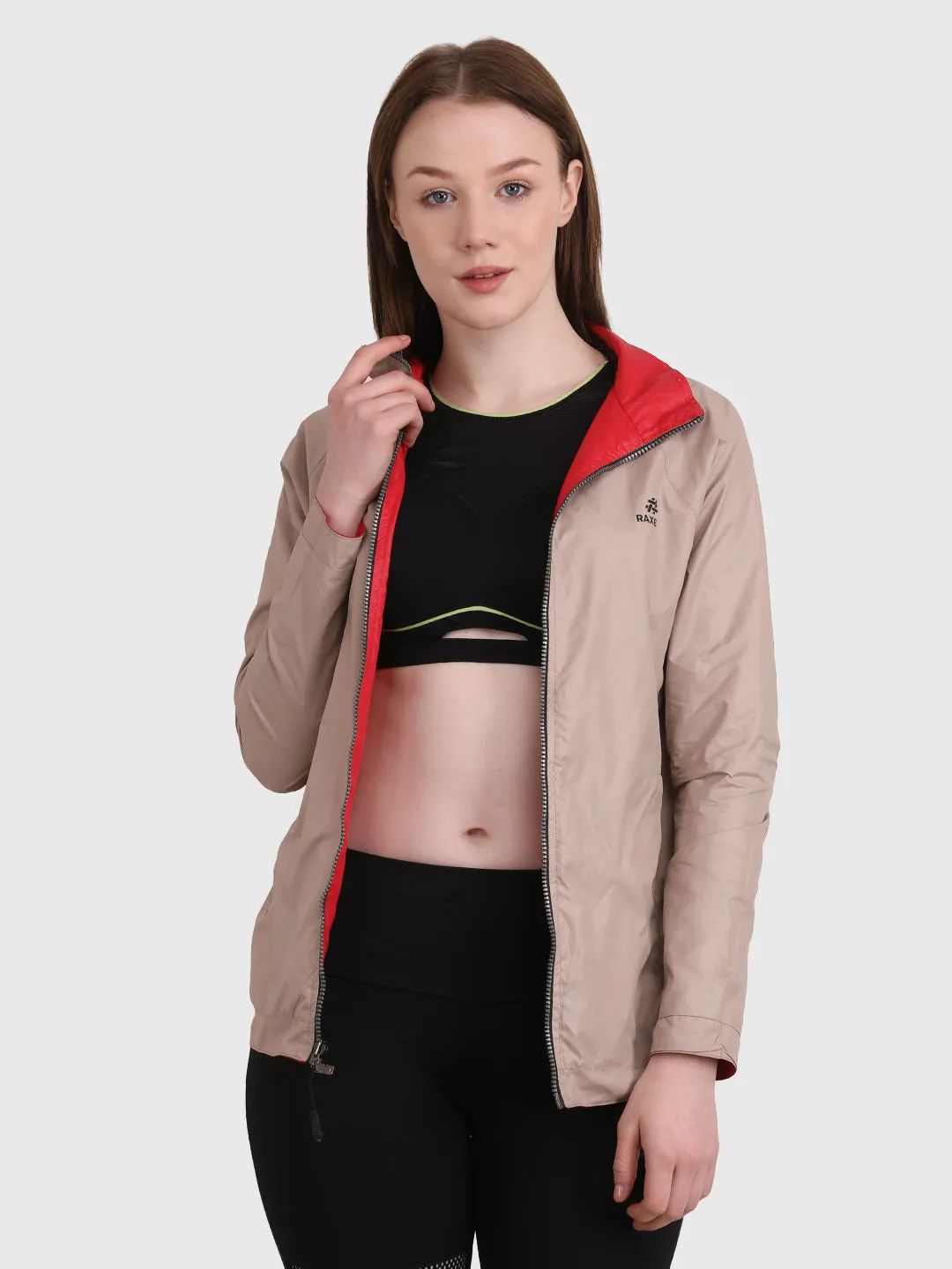 women's reversible hooded jacket