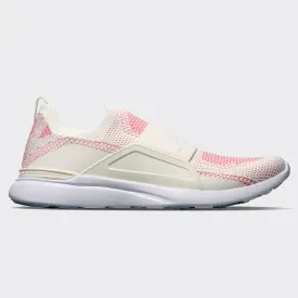 Women's TechLoom Bliss Ivory / Fire Coral / White