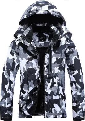 Women's Warm Waterproof Windbreaker Coat